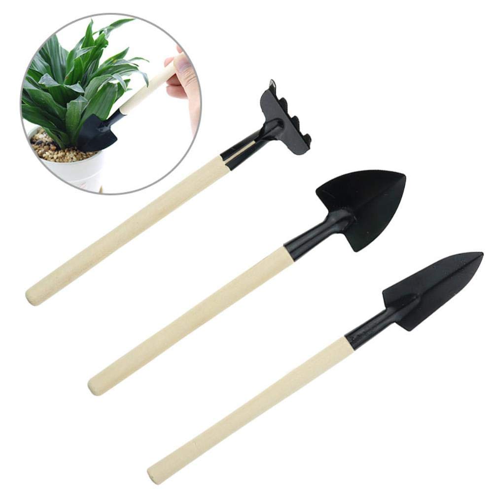 3pc gardening tools bonsai Mini garden for tools Small shovel hoe