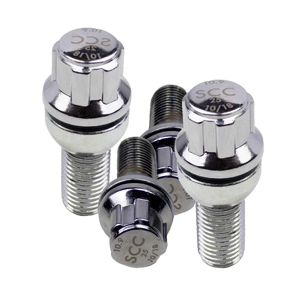 Antivol De Jante Type B Noir - M12 X 1,5 - Boule R14 - L 42 Mm - SW 17