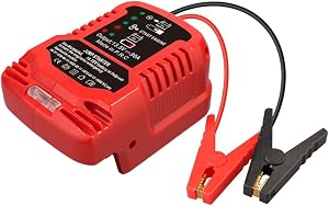 Jumper Cables with Adapter for Milwaukee M-18 18V Battery Jump Car Starter,12V Portable Jump Car Starter,with 11AWG kit Cable for Automotive Booster Cable Adapter(Battery not Included)