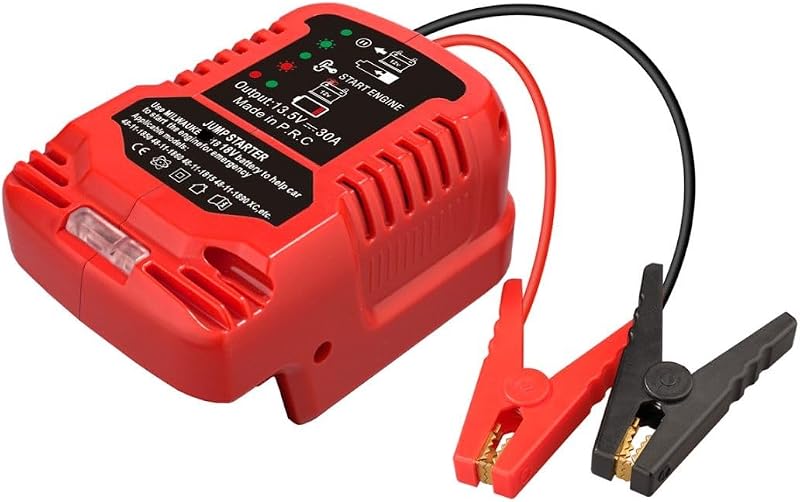 Cabo auxiliar de partida com adaptador YRhplm para bateria Milwaukee M-18 18V – 1 unidade