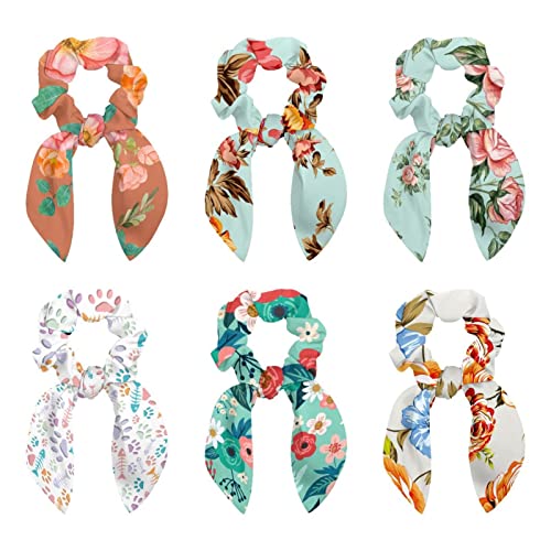 Accessoires pour femmes et filles chouchous à fleurs pour coiffures d'été et printemps