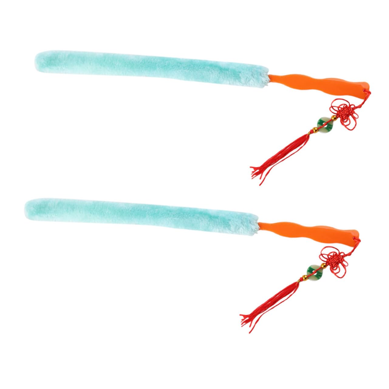 FUNOMOCYA 2pcs Guzheng Cleaning Brush Set Rabbit Hair Guzheng Dust Removal Tool for Use