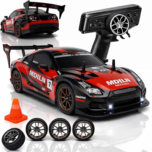 Image of TheLittleOnes 4x4 Rc Drifting Car - Rc Drift Cars High Speed Remote Control Drift Car 2.4GHz Remote Control Drift Stunt Off Road Cars 360 Rotation Toys For Kids & Adults Boys & Girls [Pro TurboDrift]