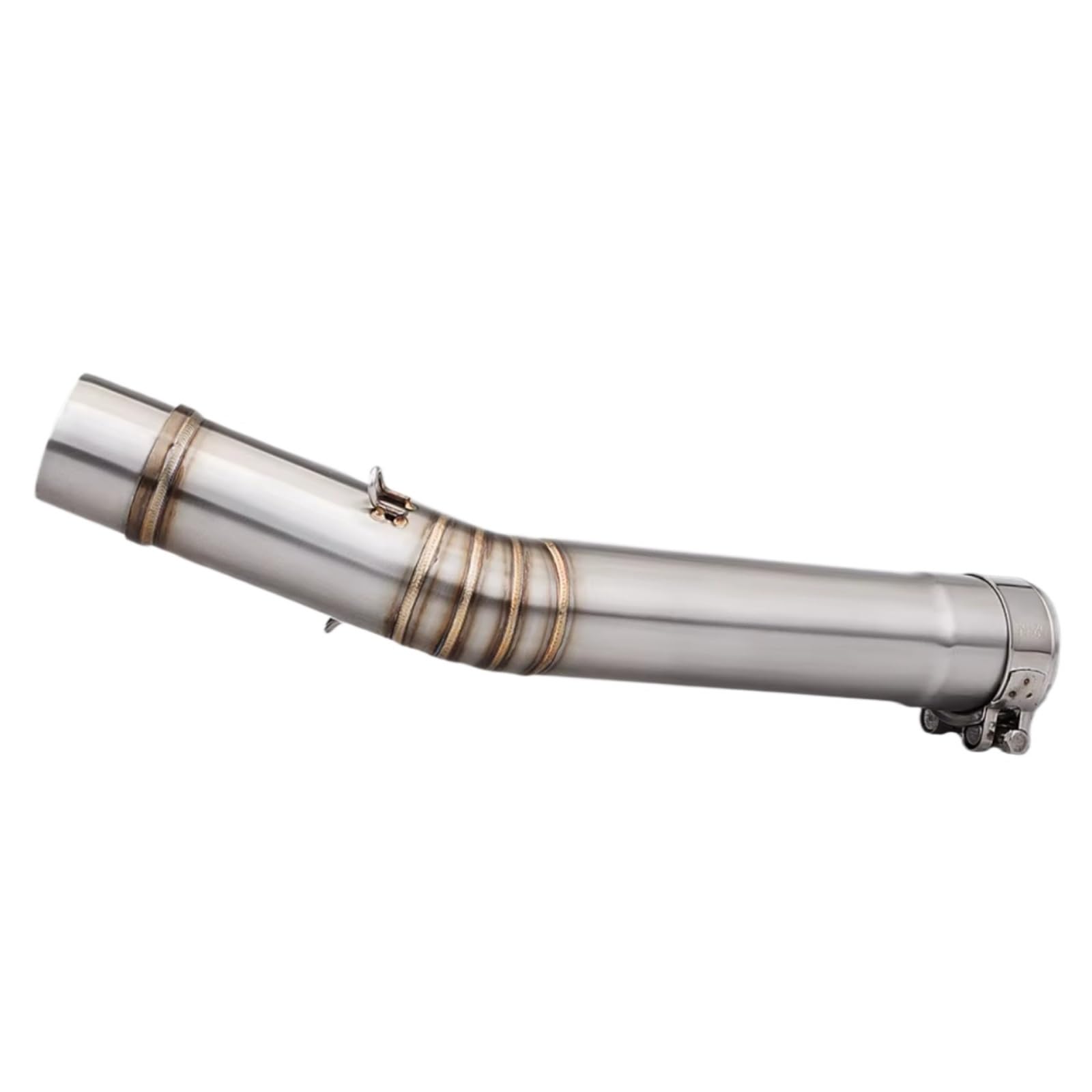 Motorrad Slip-On Auspuff Kompatibel Mit Yamaha Für YZF-R6 1998-2005 Motorradauspuff Für Escape Modified Mid Link Pipe Moto Schalldämpfer Für Connect