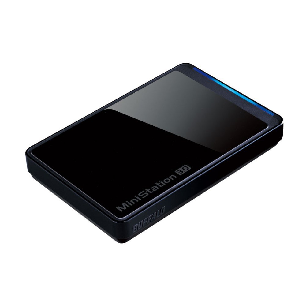 BUFFALO MiniStation 1TB USB 3.0 Portable Hard Disk Drive - Black