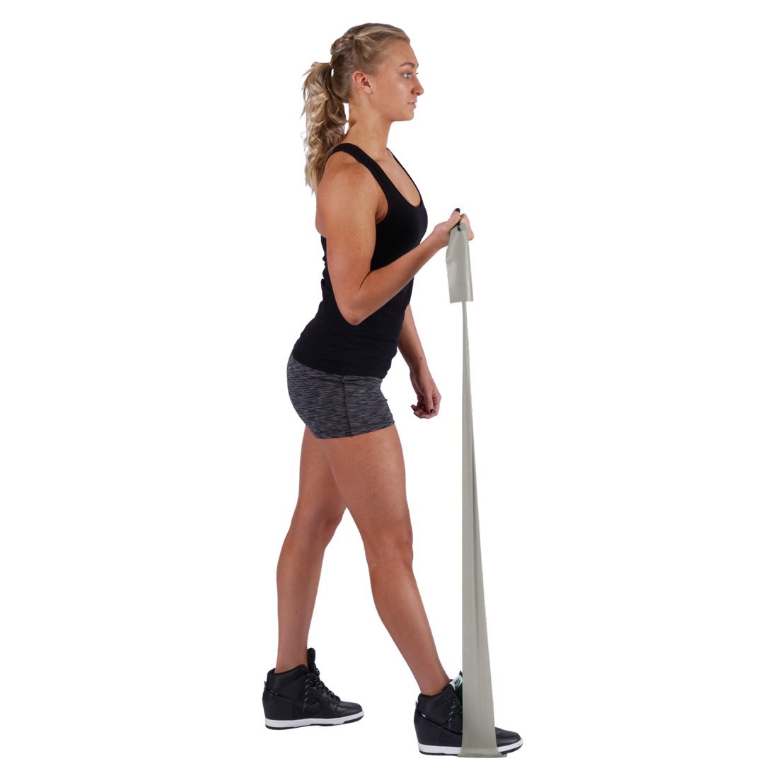 Spirit - Fascia elastica per fitness, 22,5 kg, senza lattice, rotolo da 22,8 m