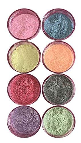 Oh! Sweet Art Sparkle II Luster Dust Set (8 Colors) (4 Grams Each Container), Pearl dust Corp