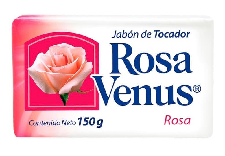LA CORONA Rosa Venus Jabón de Tocador Bar Soap, Rose Scent, 150g, 9 Pack image 4
