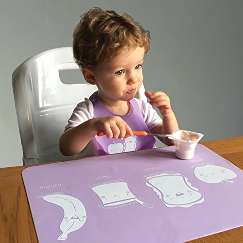 3 tovagliette arrotolabili in silicone