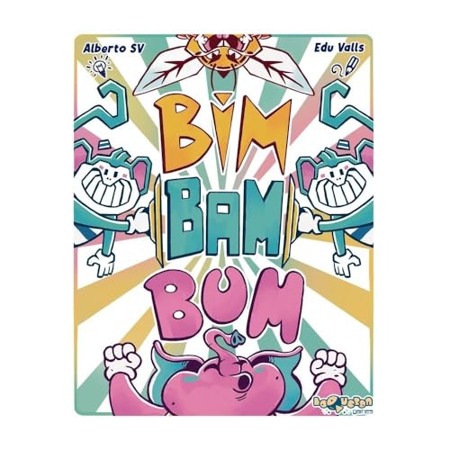 Boqueron Games Bim Bam Bum – Juego de Cartas Familiar | Rápido y Divertido | 3 a 8 Jugadores | Desde 8 Años