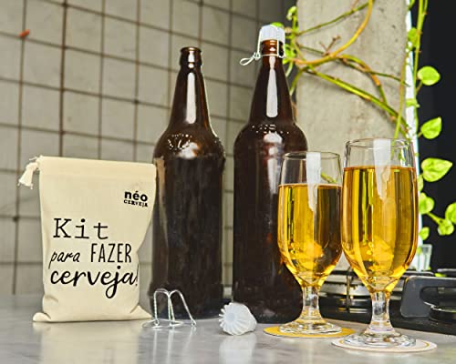 Néo Cerveja Kit Fabricação Caseira de Cerveja Artesanal - Para Iniciante - Faça 2 Litros de American