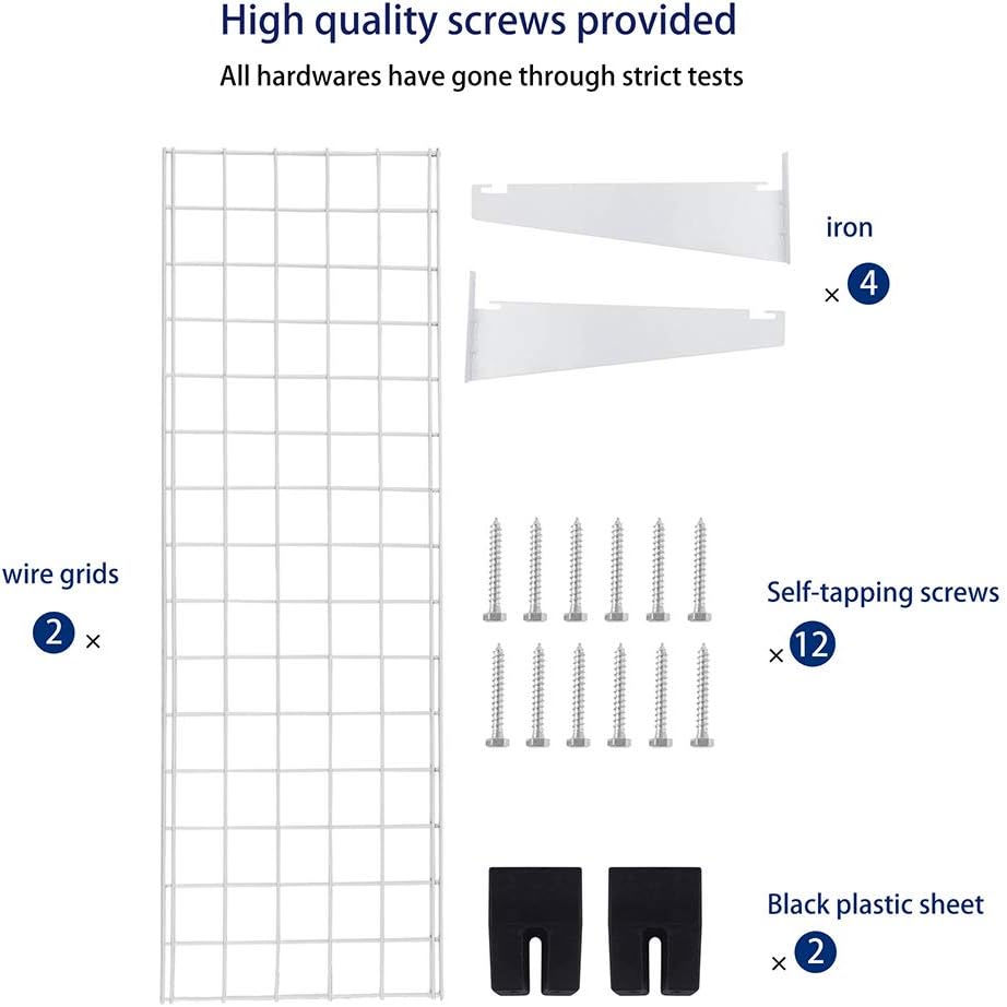 Ultrawall 2-Pack Wall Shelf Garage Storage Rack, 2x4ft 45-inch-by-15-inch Floating Shelves Max Load 400lb, White : Tools & Home Improvement