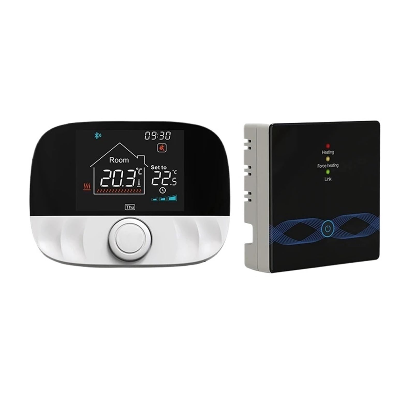 Bezprzewodowy Termostat WiFi Tuya Smart Gas Boiler Regulator Temperatury Ogrzewania Z Odbiornikiem Programowalny Termoregulator Informacja O ZgodnośCi(New Version(Black))