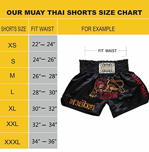 image for FLUORY Muay Thai Fight Shorts,MMA Shorts Clothing Training Cage Fighti