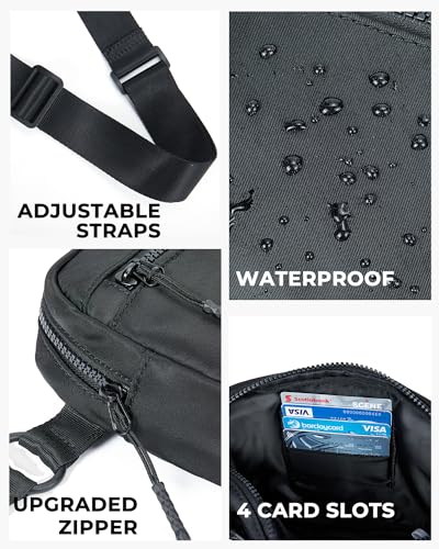 Nylon Crossbody Bags for Workout Travel with Adjustable Strap4