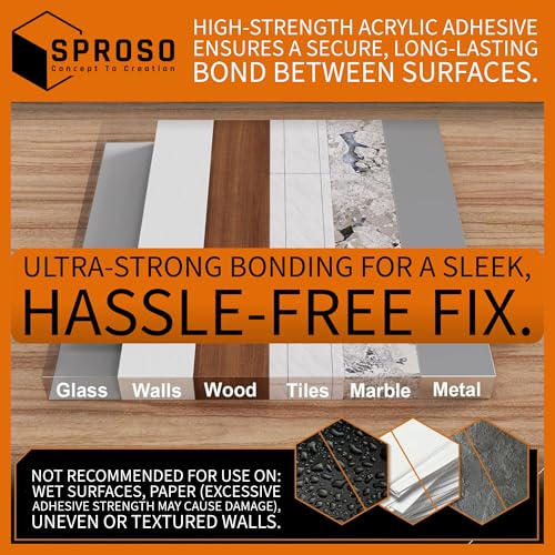 Image of SPROSO Headphone Stand Holder | Under Desk Hook & Cable Organizer | Stick-On Adhesive | Superior-Grade ABS | Includes Surface Cleaning Wipes for Easy Setup & Organization (Black, Pack of 4)