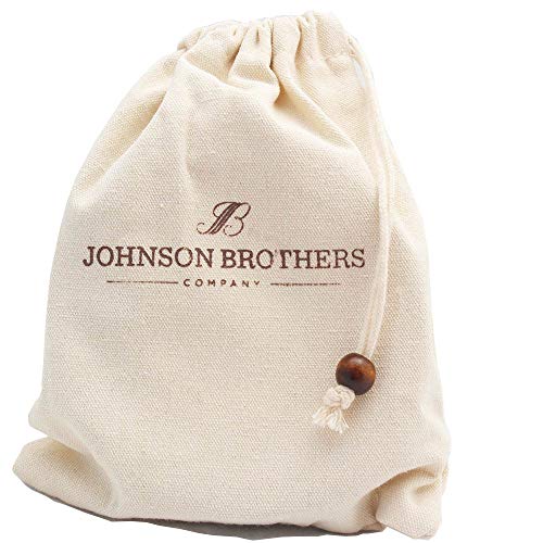 Johnson Brothers Solid leather belt with trout belt buckle one piece full grain leather 1.5" wide3