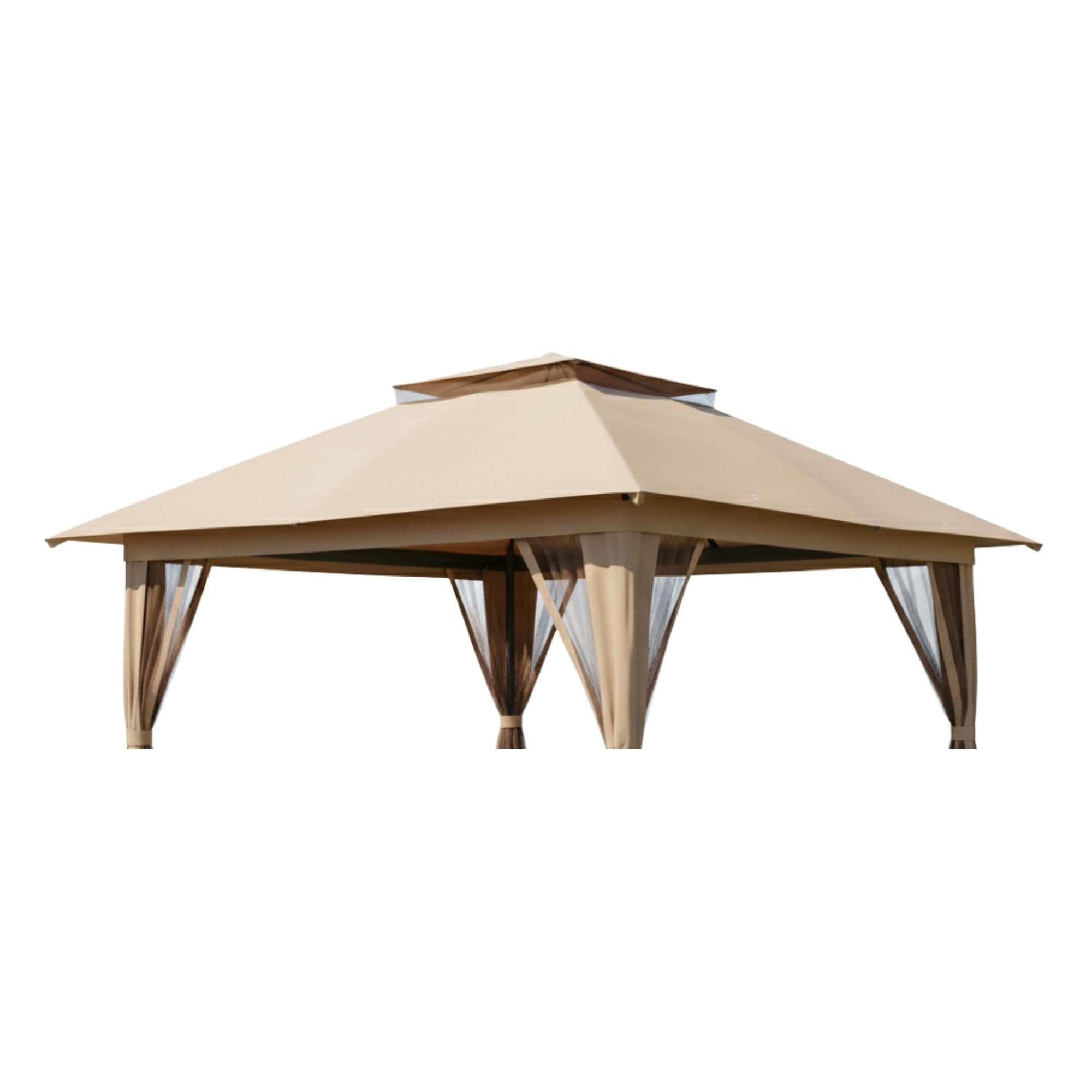 Garden Winds Custom Fit Replacement Canopy Top Cover Compatible with The Crown Shades 13' X 13' Pop Up Gazebo - Upgraded Performance RIPLOCK 350 Fabric - Netting Set and Frame Not Included-image-33