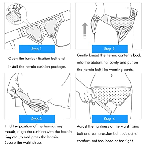 Faja inguinal para hernia compresión ajustable talla 062 miniatura 7