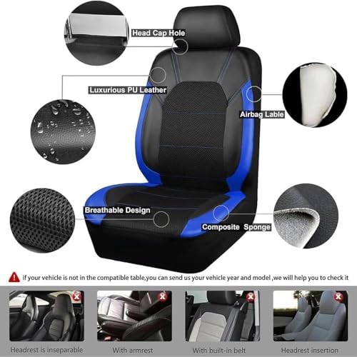 Housse de siège en cuir pour Hyundai Genesis BH confort premium - 5