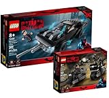 76179 | diversión de acción rápida: el imponente set Lego DC Batman "Batman & Selina Kyle: caza de persecución en la motocicleta" incluye 2 motocicletas, para que los niños puedan recrear las emocionantes escenas de acción de la película "The Batman".