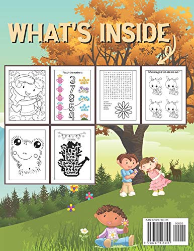 Spring Activity Book for Kids Ages 3-8: Hello spring gift for kids ages 3 and up image 4