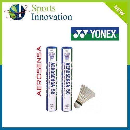 Amazon.co.jp: 24 x YONEX Aerosensa 50 Gooseフェザーバドミントン