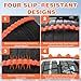 Snow Chains Tire Chains - Emergency Non-Slip Zip Tie, Portable Snow Tire Cables Chain for Car SUV Truck Universal Winter Driving (10)