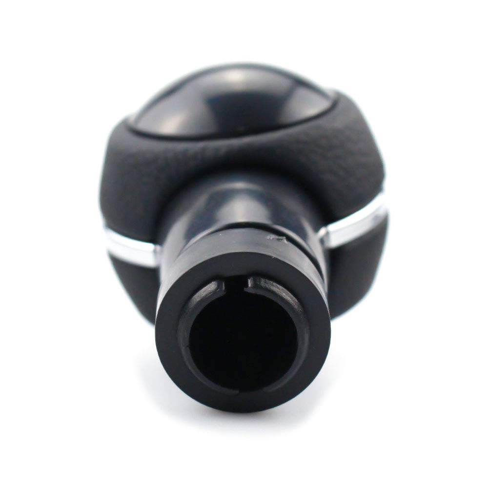 for Mi Coper F55 F56 F54 F60 Manual Car Gear Shift Knob Shifter Cover Gaiter Leather Boot (White-6 Speed)