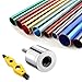Generic Copper Pipe Cleaner Drill Attachment Kit Multifunction Plumbing Cleaning Brushes for Industrial Aluminum Brass Copper, as described, 2.2cm Set