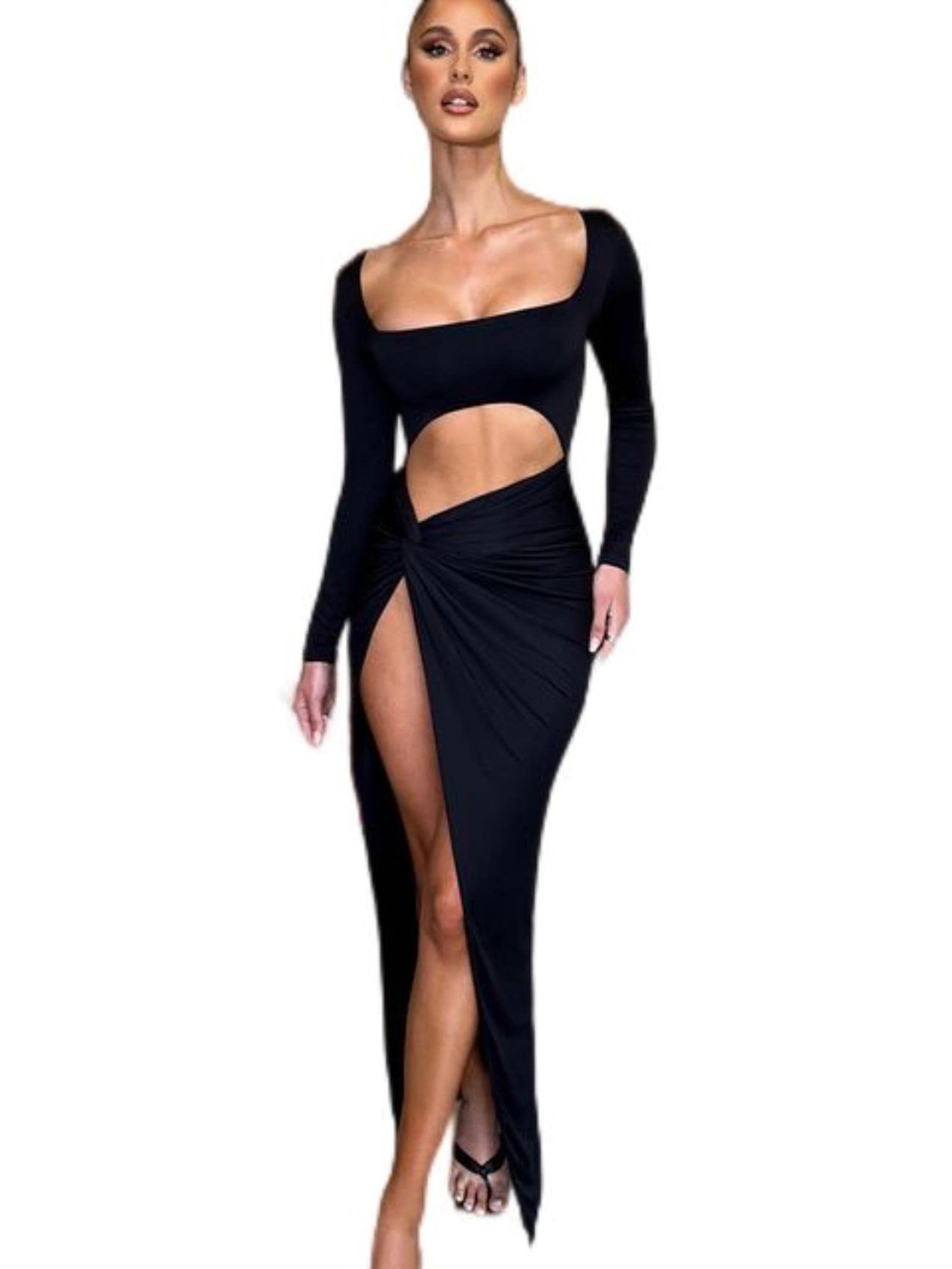 WEITING Robe Grande Taille Imprimée Crâne - Robe Femme Manches Courtes Sexy Noire