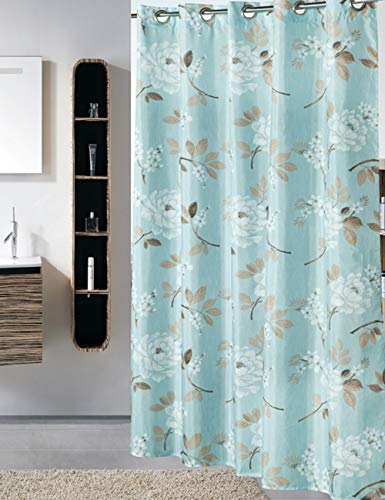 Rideau de polyester de tissu de polyester MU pour stopper l'eau dans la douche - 2
