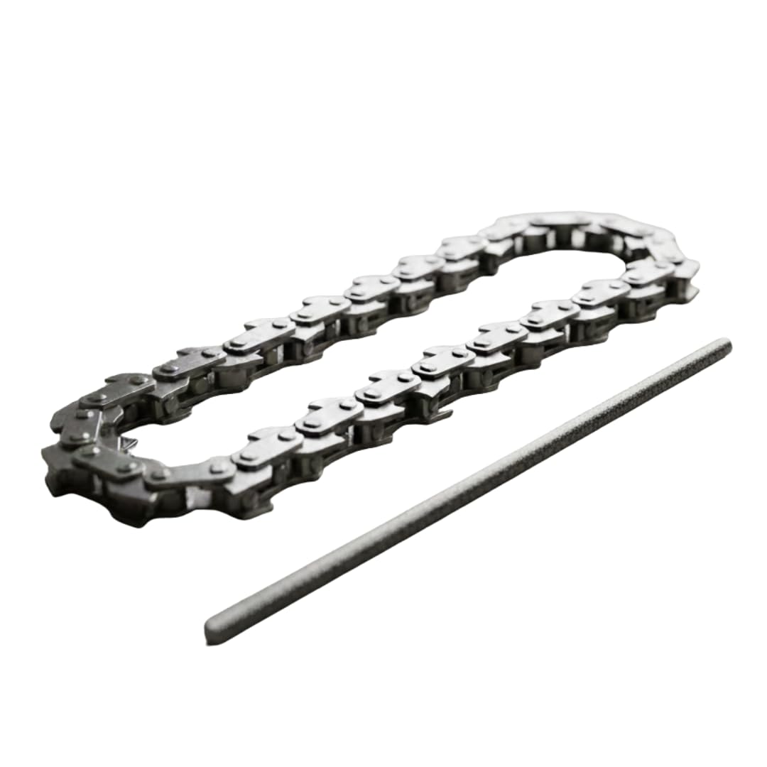 VENTEO - Chaine tronconneuse x2 | Huile Chaine Tronçonneuse Compatible | Accessoire Coupe Bois Professionnel | Remplacement Elagage Entretien Mécanique | Usage Jardin Bricolage avec Précision