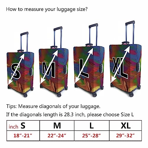 Dog Bone Paws Luggage Cover Custom Name Suitcase Cover Elastic Washable Travel Suitcase Protector Fits Style 12