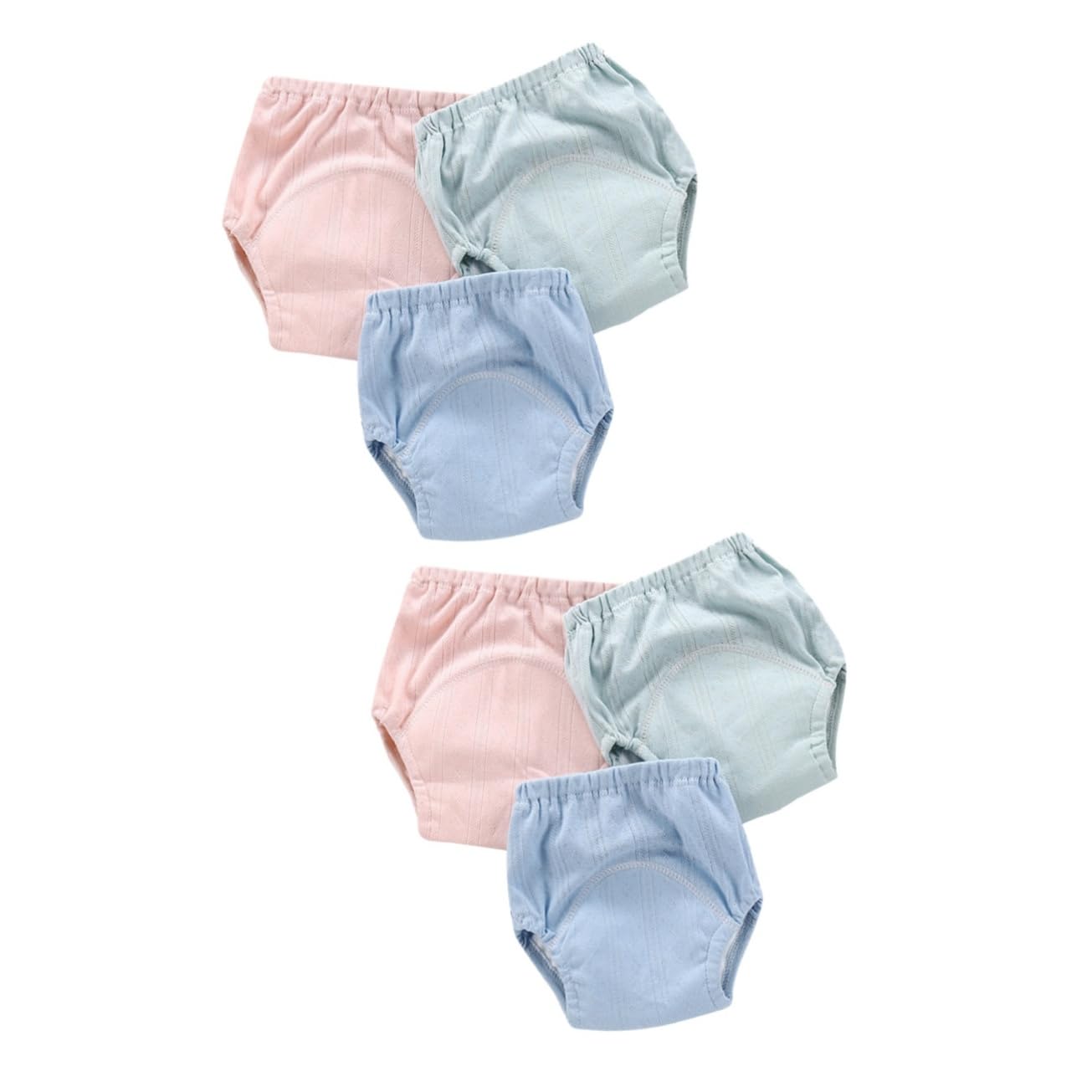 KOMBIUDA 6stücke Potty Training Pants Lagige Wasserdichte Wiederverwendbare Stoffunterhosen Für Kleinkinder Mischfarben Für Töpfchentraining Und Outdoor-aktivitäten