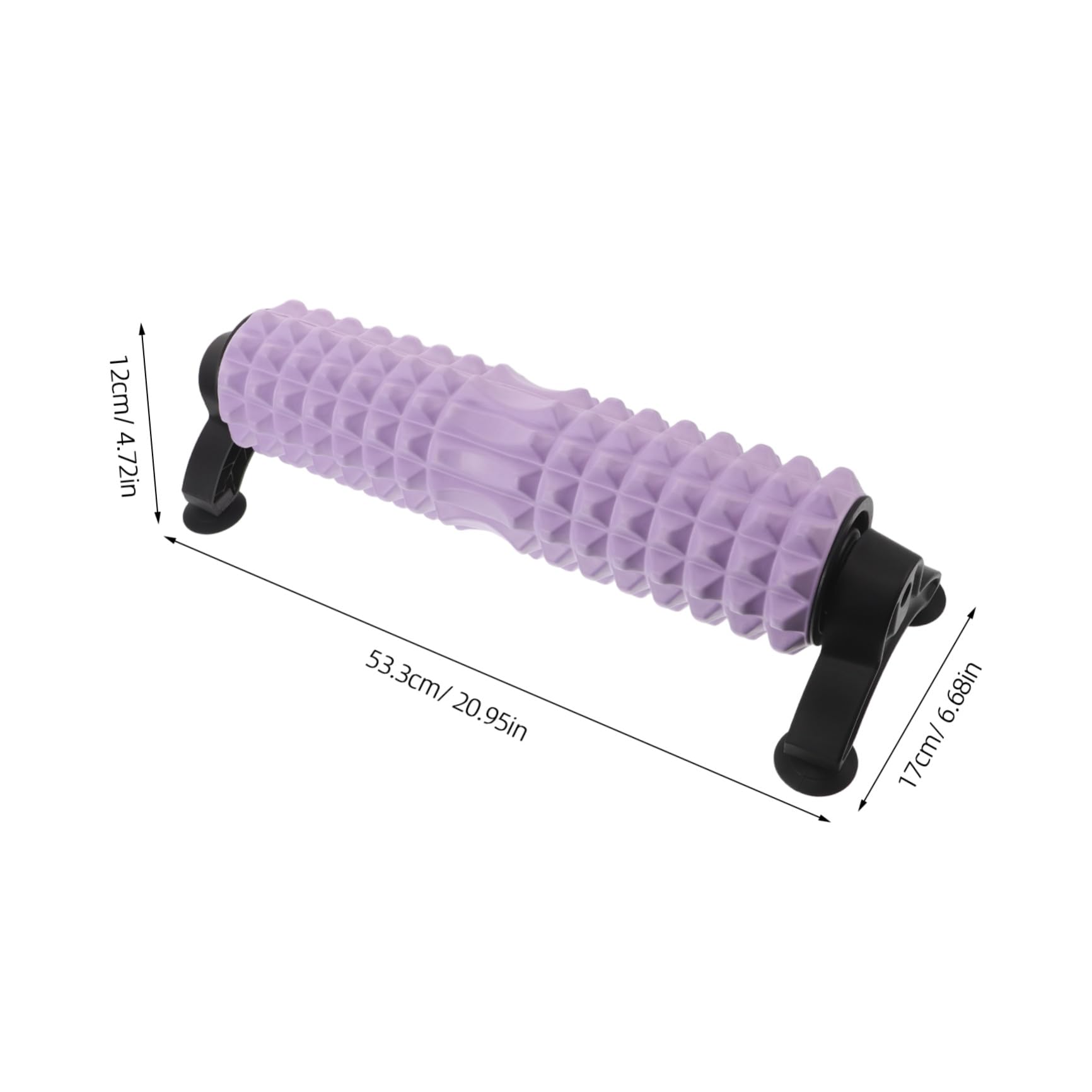 Anneome Rullo con Supporto per Massaggio Muscolare in Schiuma Solido la Flessibilità e Favorisce Muscolare per Pilates e Casa