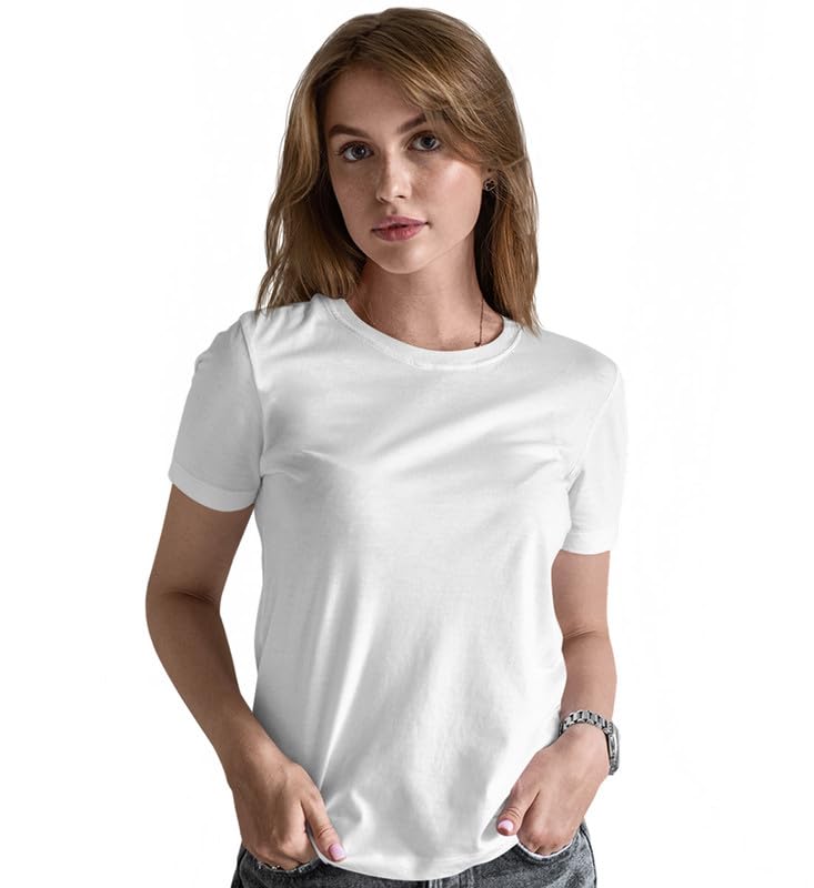 Image of INDISSH Couple T Shirt for Men and Women| Anniversary | Mens & Women Cotton Printed Tshirt| Husband Wife Valentine Tshirt Gift | Solid Plain Tshirt