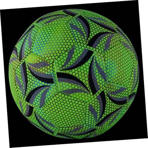 GRIRIW Light Up Soccer Ball Official Glow Dark Football for Youth Adult Training Ergonomic Surface for Optimal Control Durable Construction for All Skill Levels