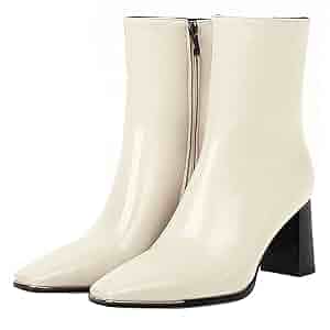 Amazon.com | UniqueStride Womens Patent Leather Square Toe