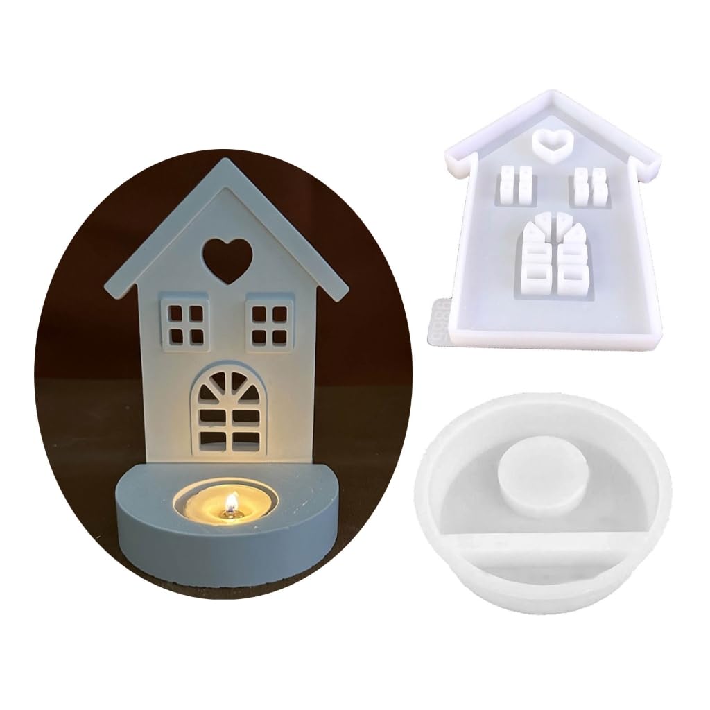 Portacandele in silicone per candele, stampi in ghisa, decorazione da tavolo, per uccelli d'amore