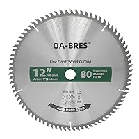 Vista 16 de Paquete de 3 hojas de sierra circular compacta con punta de carburo 24T TCT de 4-1/2 pulgadas con eje de 3/8 pulgadas, uso general para cortes