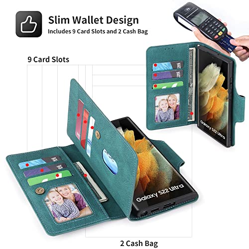 Funda de cuero para Galaxy A73 5G que soluciona la rotura de pantallas y pérdida de tarjetas 2