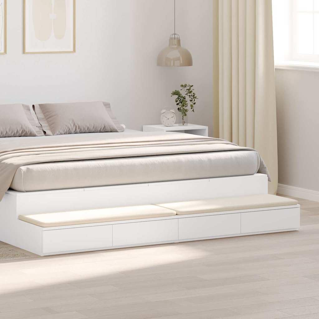 Cajones de cama de 180 cm para organizar dormitorios y mesitas de noche