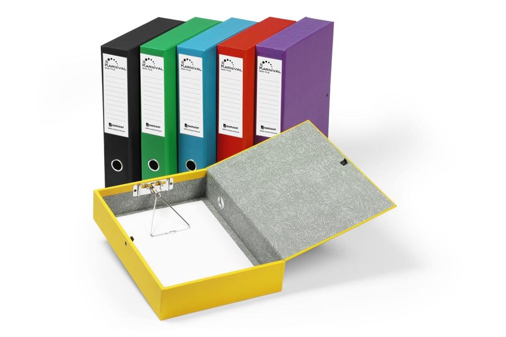 Rexel Eastlight Karnival - Raccoglitore per documenti, confezione da 5 pezzi, colori assortiti