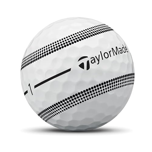 Taylormade Golfbälle TM25 TP5x Stripe GLB, Weiß