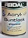 Produktbild Feidal Acryl Buntlack, wasserverdünnbar, für Innen und Außen, Glänzend, Farbton: Reinweiss RAL 9010 / 750 ml