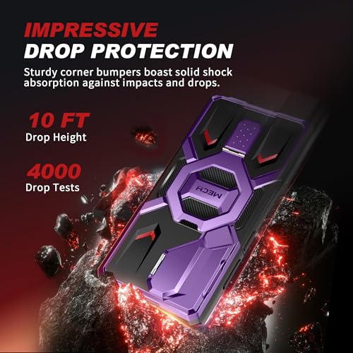 Image of TONGATE for Samsung Galaxy S26 Ultra Case with Magnetic Stand, Purple