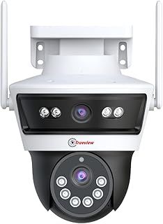 Trueview Smart 4G Linkage 2Mp+2Mp Pan-Tilt Zoom CCTV Camera, Outdoor Indoor Security Camera, Water Proof, 2 Way Talk, Cloud Storage, Motion Detect, Supports SD Card Up to 256 GB, Night Vision
