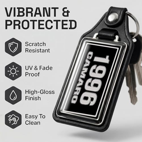 Image of Brotherhood Car Key Chain for Camaro - Classic Models Keychain for Men and Women Gift Key Ring - -