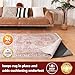 BAGAIL Felt and Natural Rubber Backing Rug Pads 1/8” Thick, 5 x 7 Ft Non Slip Rug Gripper Keep Rugs in Place, Under Area Rug Protective Cushioned Pads, Carpet Runners, Hardwood Floors Protection